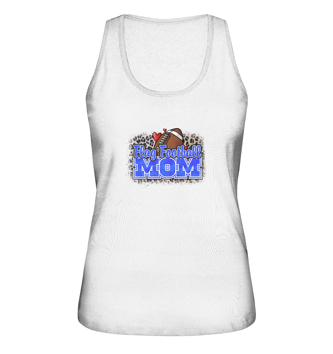 Flag Football Mom - Ladies Organic Tank-Top