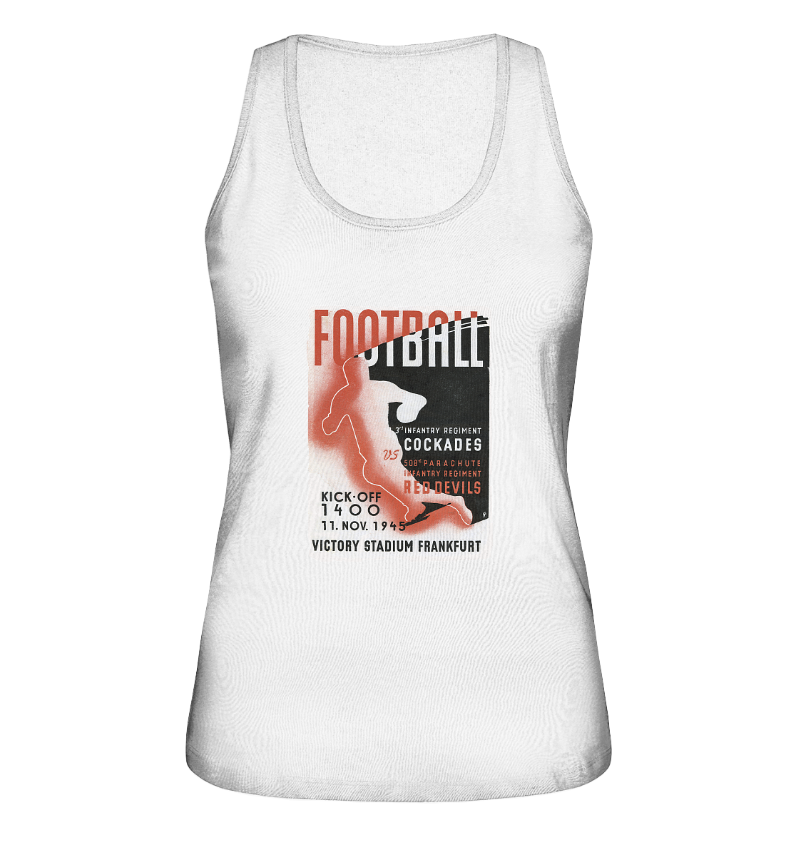 Red Devils Frankfurt 1945 - Ladies Organic Tank-Top