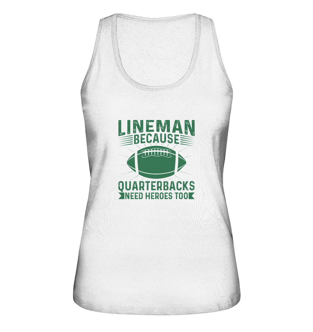 Lineman Heroes Green - Ladies Organic Tank-Top