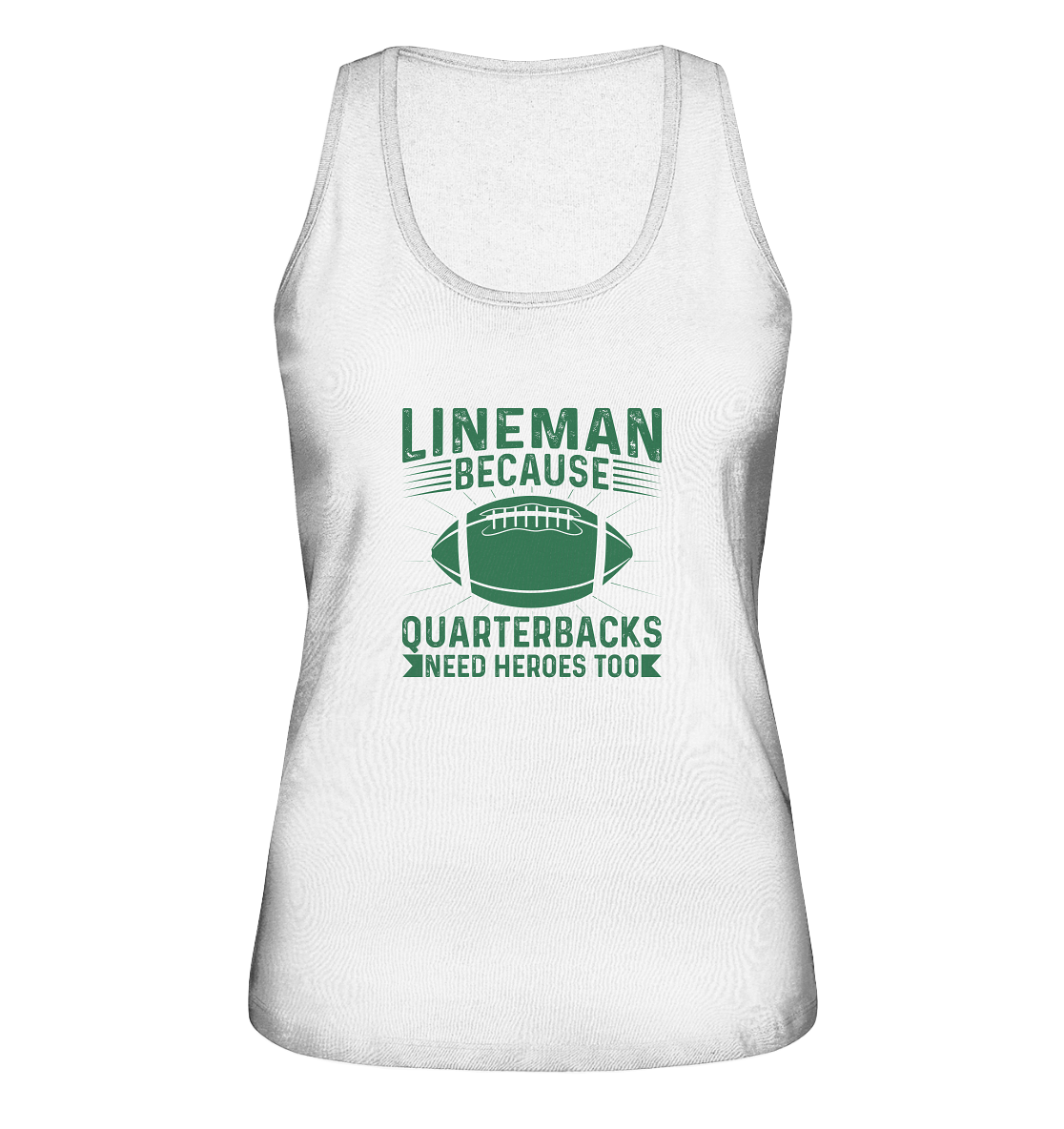 Lineman Heroes Green - Ladies Organic Tank-Top