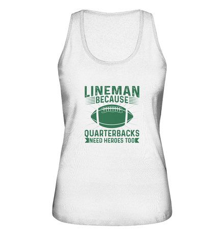 Lineman Heroes Green - Ladies Organic Tank-Top
