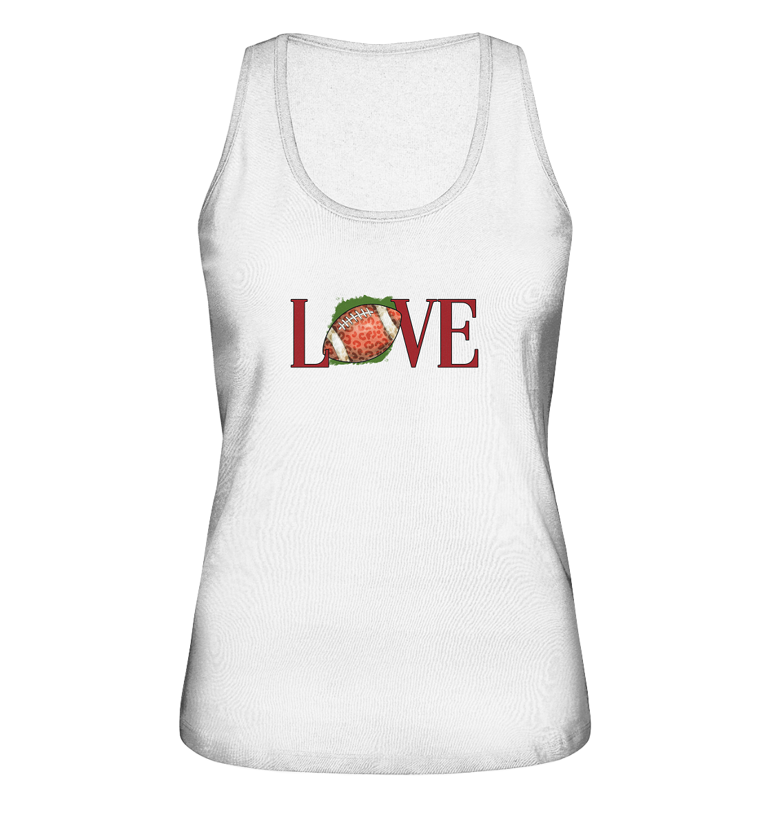 Football Love - Ladies Organic Tank-Top