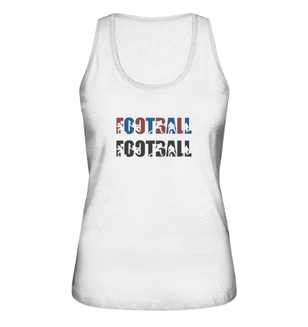 Football Silhouette - Ladies Organic Tank-Top