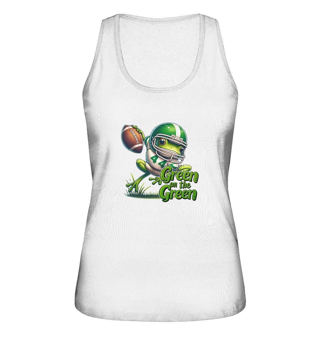 Green Frog- Ladies Organic Tank-Top