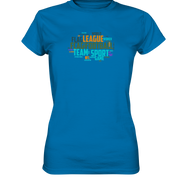Flag Football Word Bubble - Ladies Premium Shirt