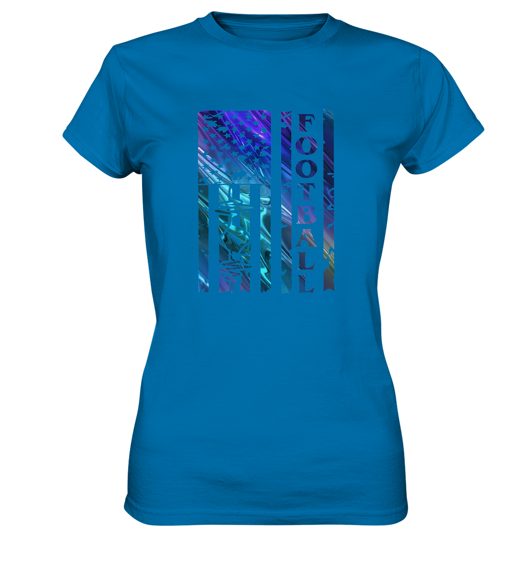 USA Football Flag  - Ladies Premium Shirt
