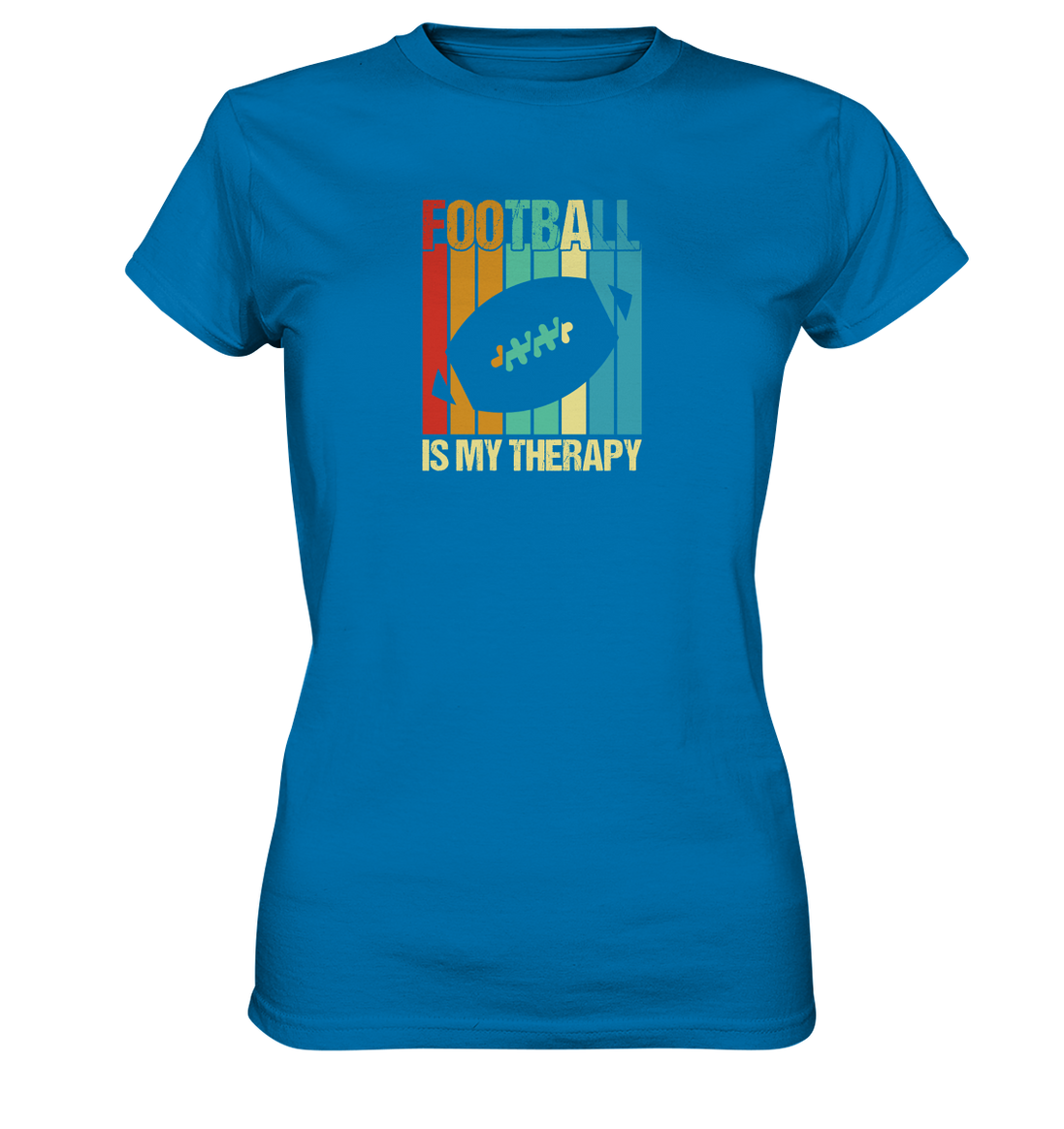Football is my Therapy - Ladies Premium Shirt