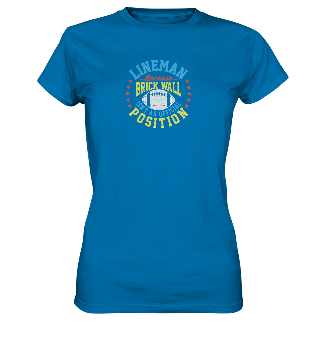 Lineman Brick Wall - Ladies Premium Shirt