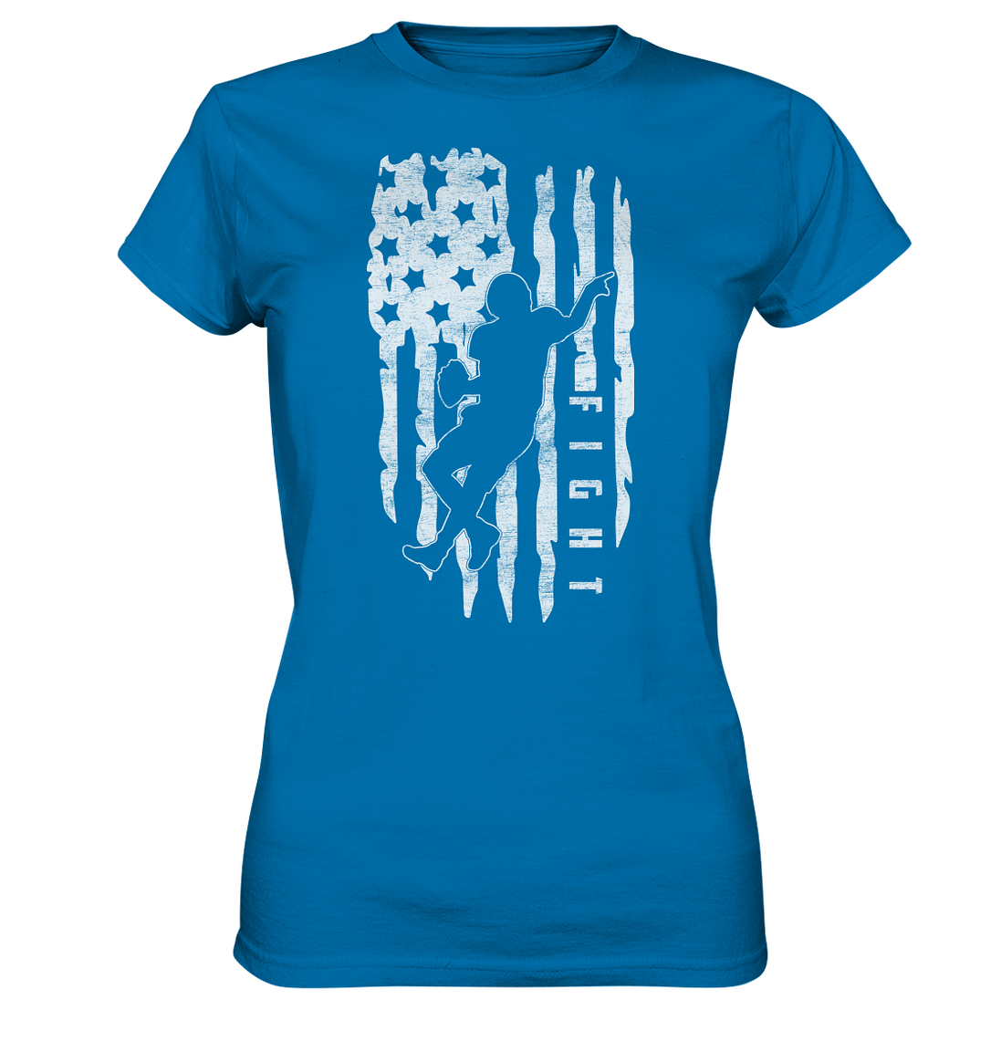 USA Flag Fight - Ladies Premium Shirt