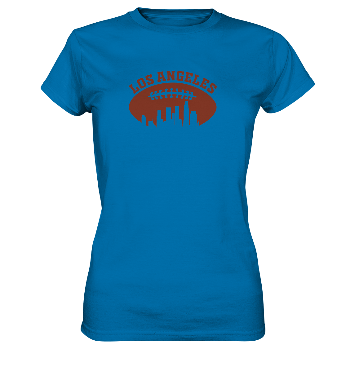 Los Angeles Football Silhouette - Ladies Premium Shirt
