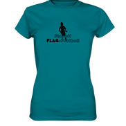 Playoff Flag Football  Women black  - Ladies Premium Shirt