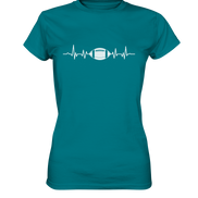Football Heartbeat - Women's Premium Shirt