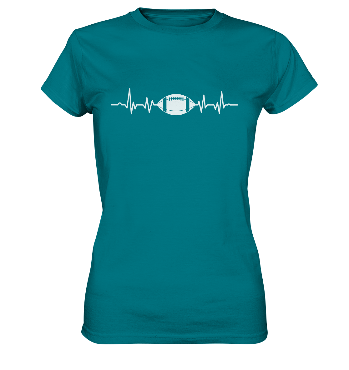 Football Heartbeat - Women's Premium Shirt