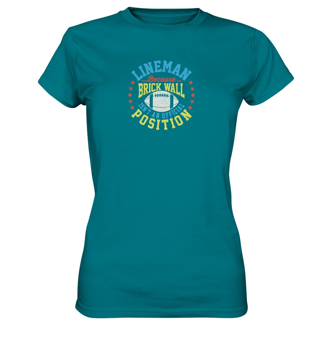 Lineman Brick Wall - Ladies Premium Shirt