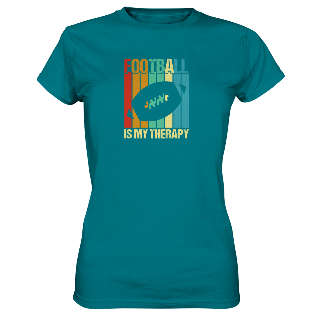 Football is my Therapy - Ladies Premium Shirt