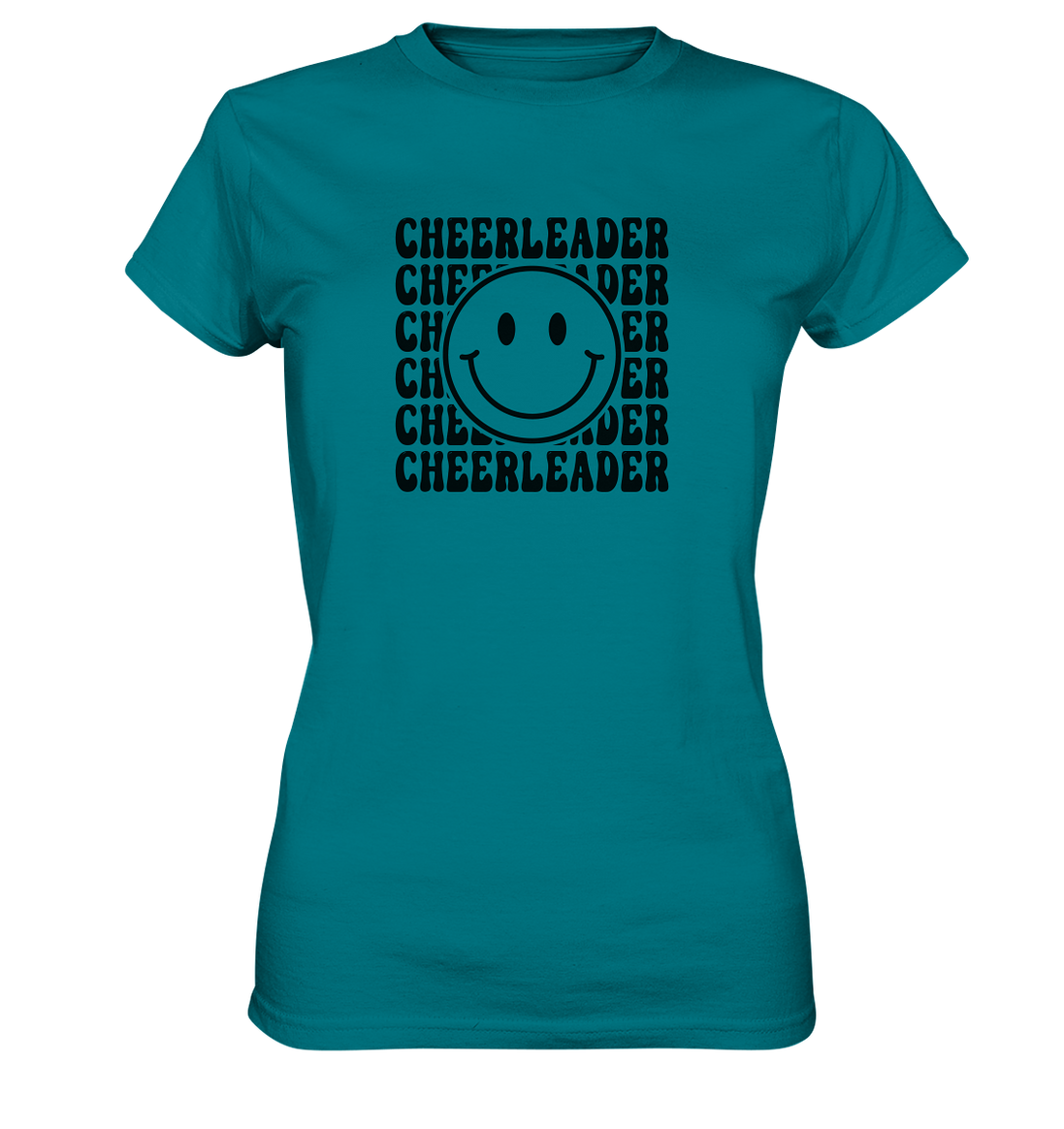 Cheerleader Smiley - Ladies Premium Shirt