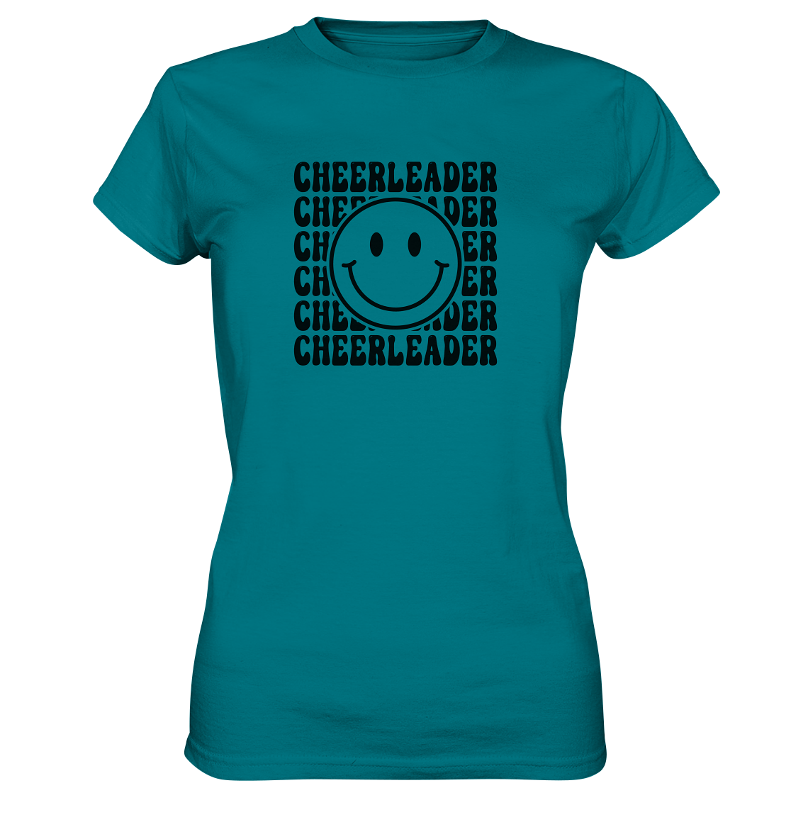 Cheerleader Smiley - Ladies Premium Shirt