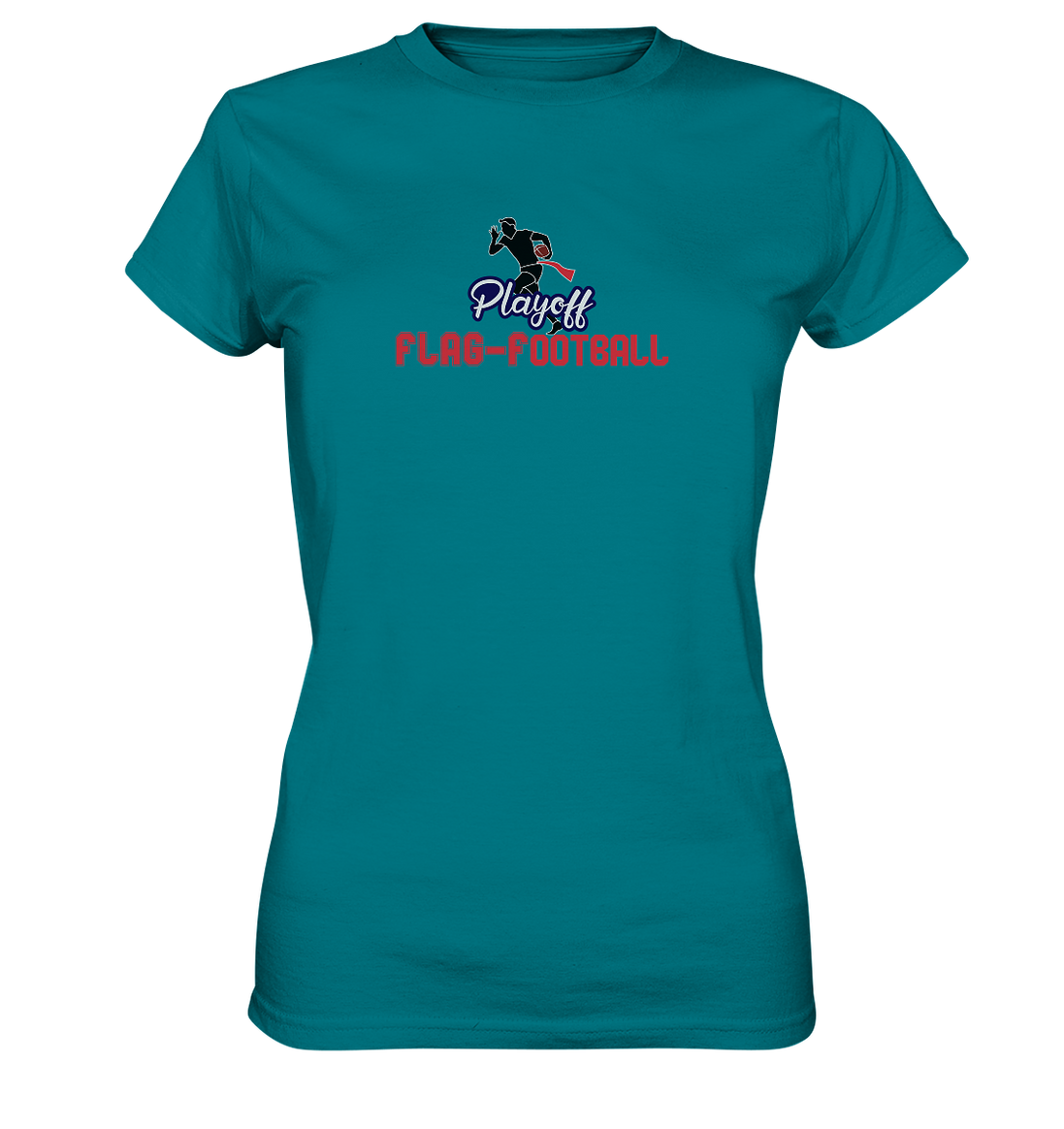 Playoff Flag Football  Men red - Ladies Premium Shirt