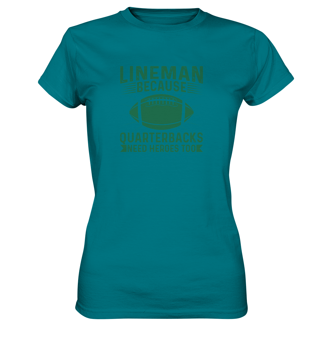 Lineman Heroes Green - Ladies Premium Shirt