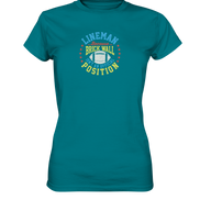 Lineman Brick Wall - Ladies Premium Shirt