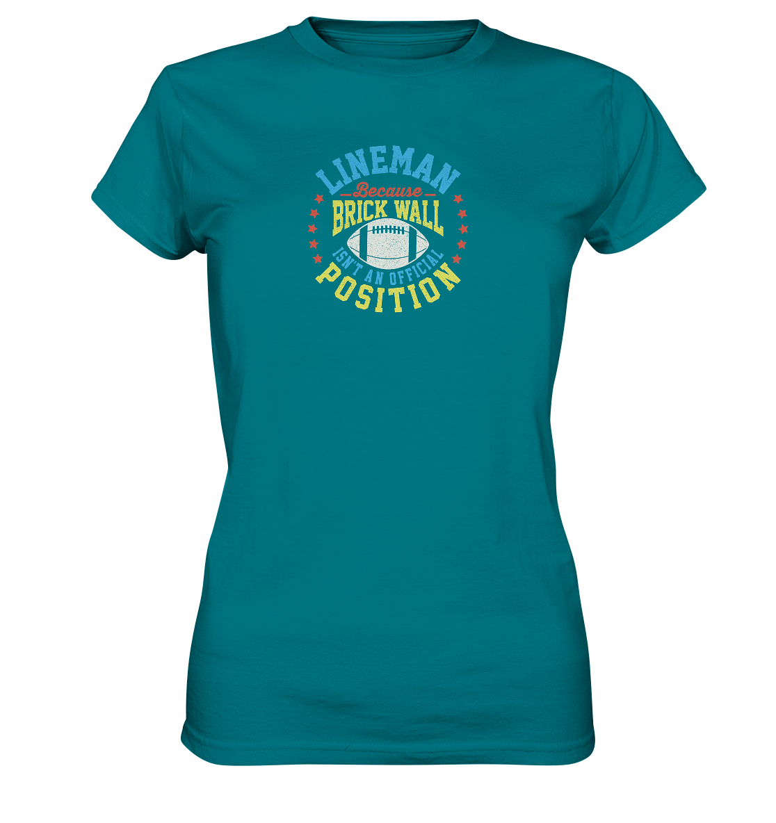Lineman Brick Wall - Ladies Premium Shirt