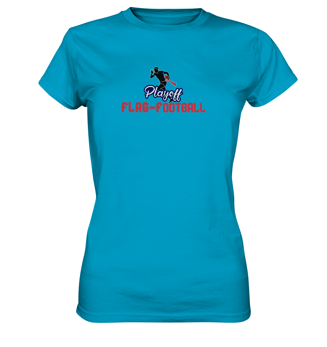 Playoff Flag Football  Men red - Ladies Premium Shirt