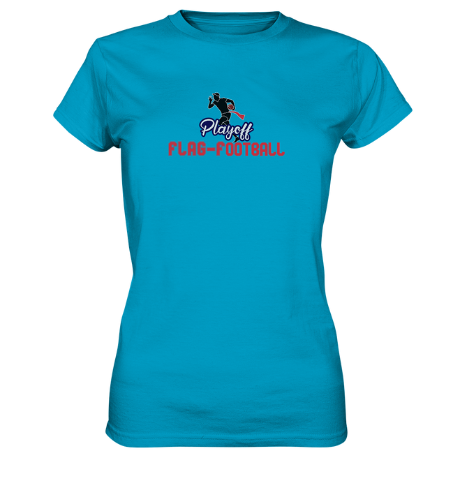 Playoff Flag Football  Men red - Ladies Premium Shirt