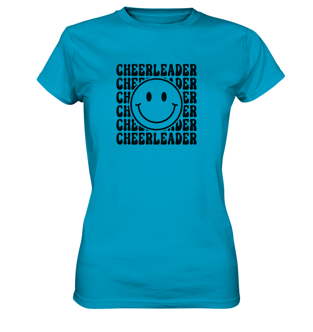 Cheerleader Smiley - Ladies Premium Shirt