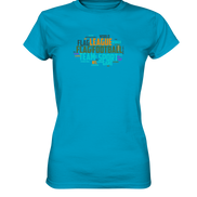 Flag Football Word Bubble - Ladies Premium Shirt