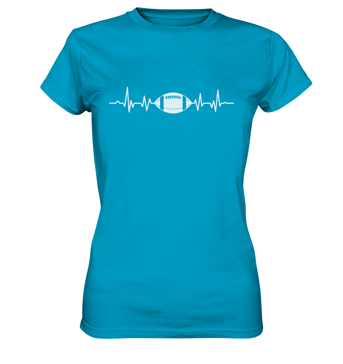 Football Heartbeat - Women's Premium Shirt