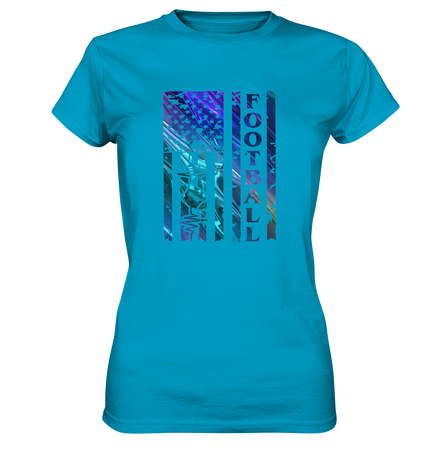 USA Football Flag  - Ladies Premium Shirt