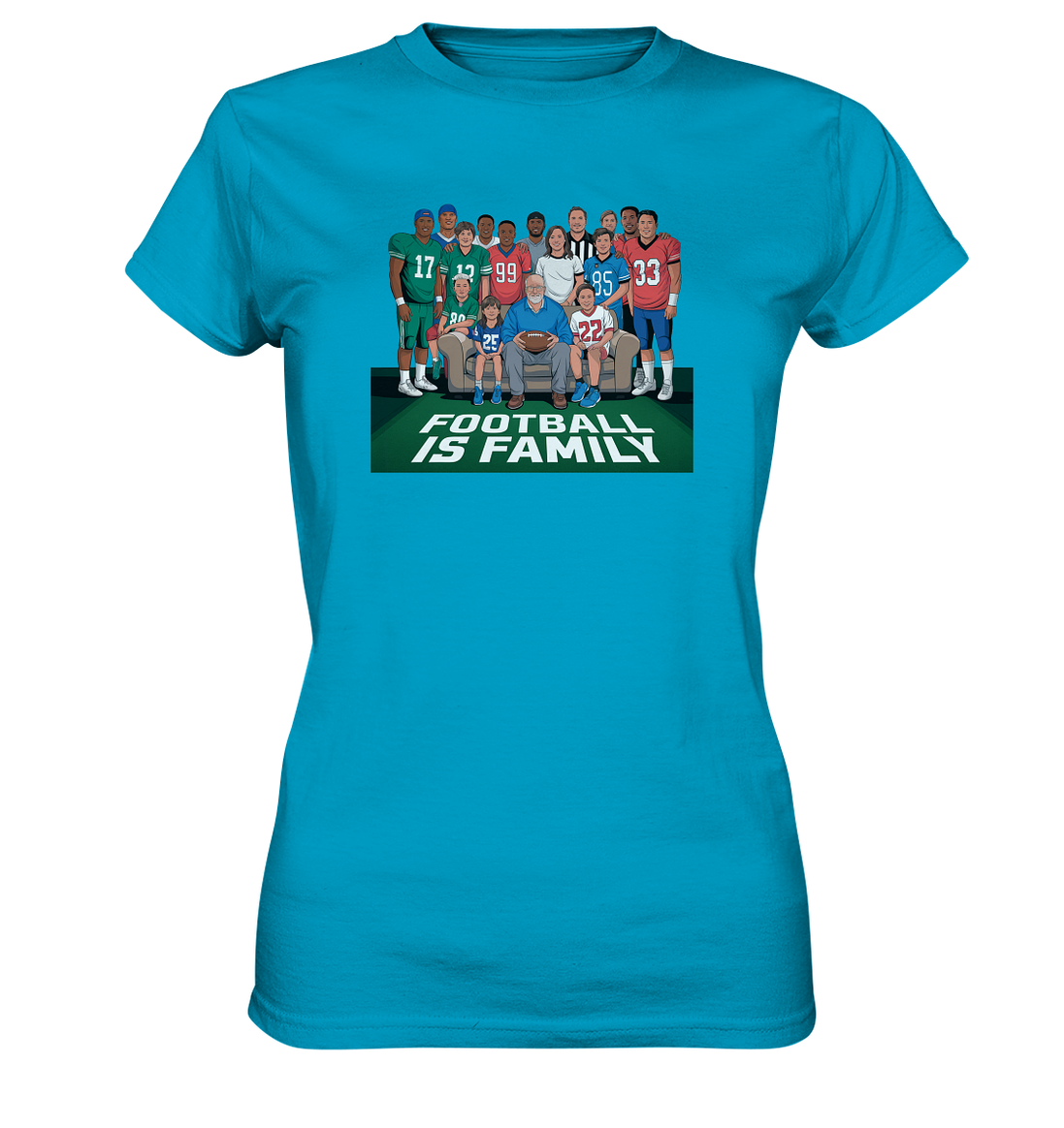 Football is Family - Ladies Premium Shirt