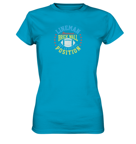 Lineman Brick Wall - Ladies Premium Shirt