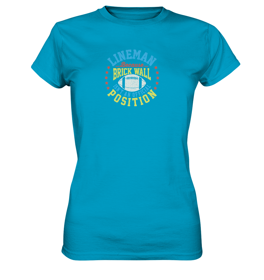 Lineman Brick Wall - Ladies Premium Shirt