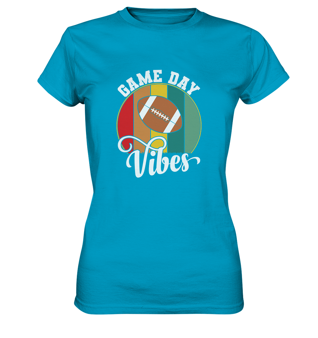 Game Day Vibes White - Ladies Premium Shirt