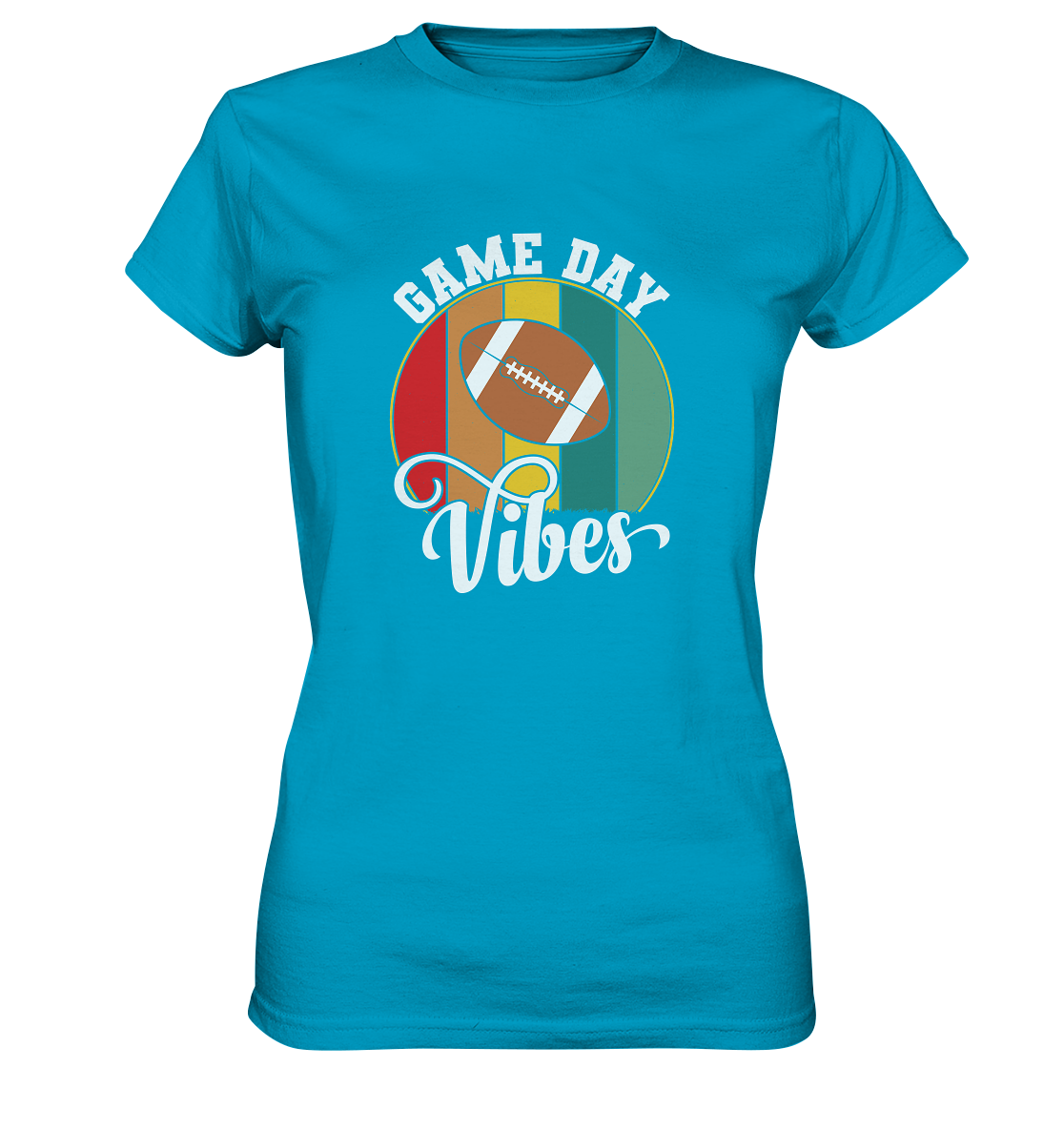 Game Day Vibes White - Ladies Premium Shirt