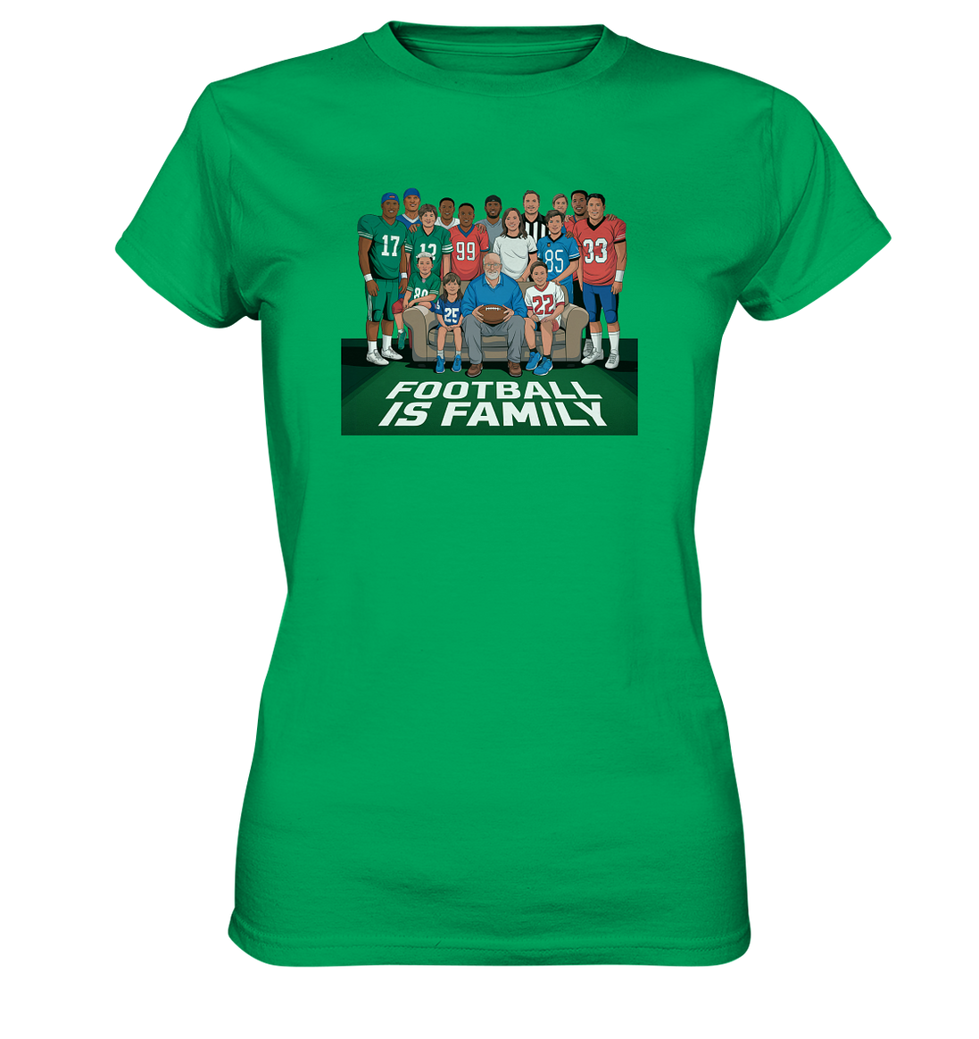 Football is Family - Ladies Premium Shirt
