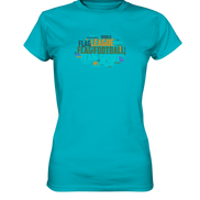 Flag Football Word Bubble - Ladies Premium Shirt