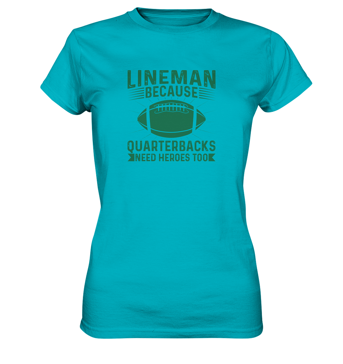 Lineman Heroes Green - Ladies Premium Shirt