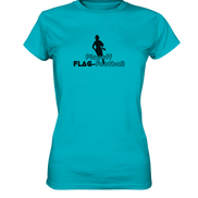 Playoff Flag Football  Women black  - Ladies Premium Shirt
