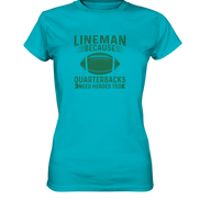 Lineman Heroes Green - Ladies Premium Shirt