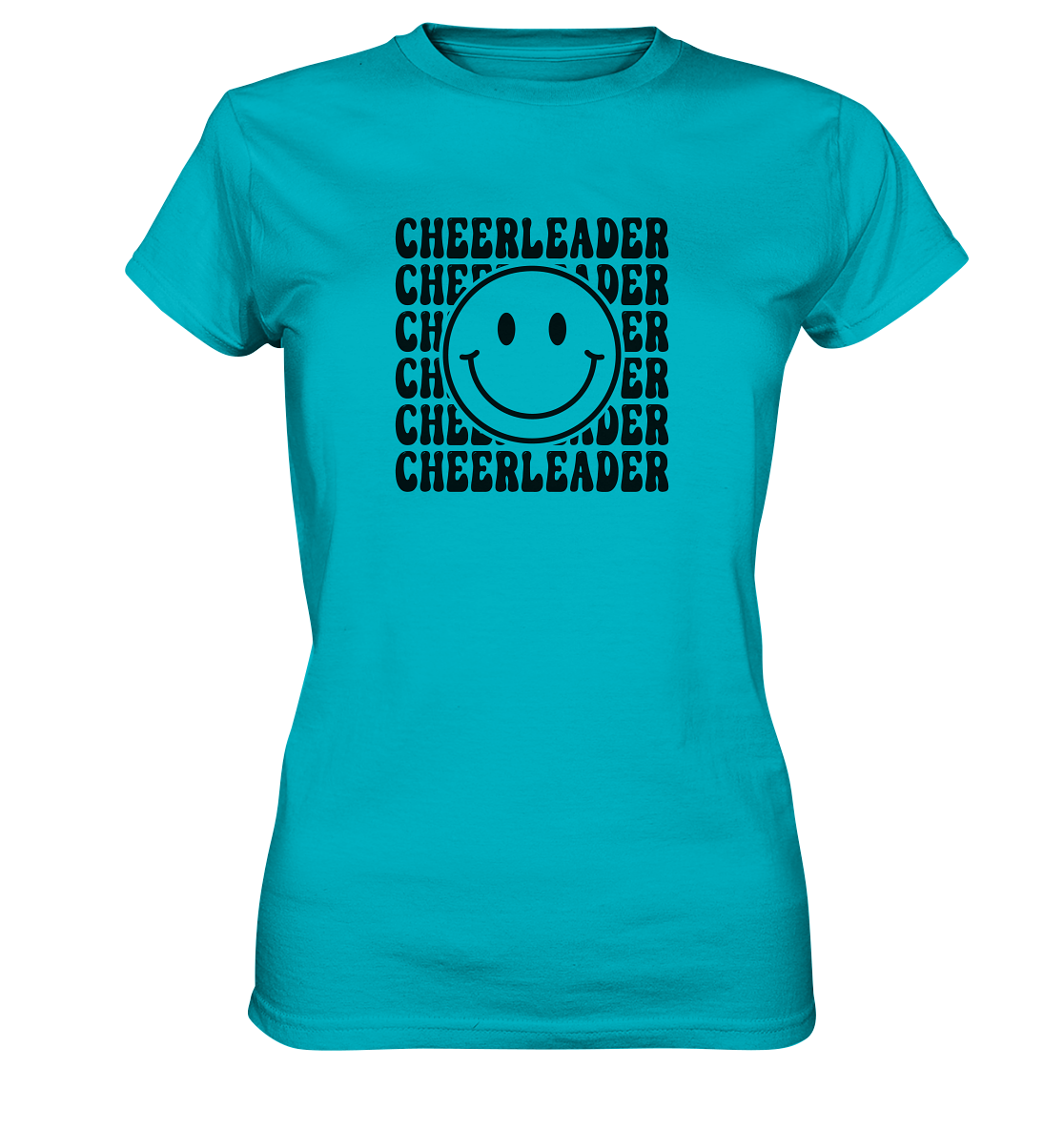 Cheerleader Smiley - Ladies Premium Shirt