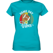 Game Day Vibes White - Ladies Premium Shirt