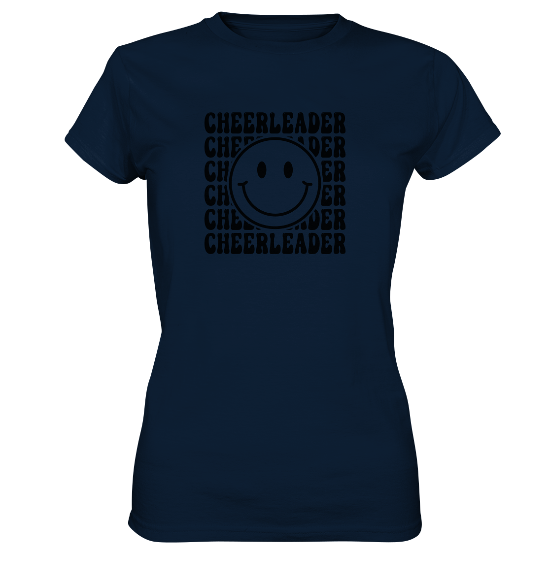 Cheerleader Smiley - Ladies Premium Shirt