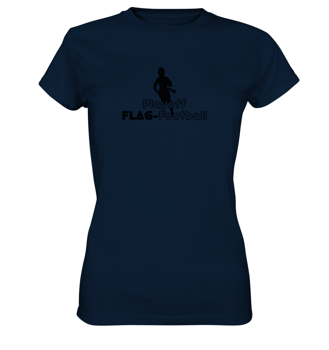 Playoff Flag Football  Women black  - Ladies Premium Shirt