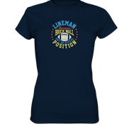 Lineman Brick Wall - Ladies Premium Shirt