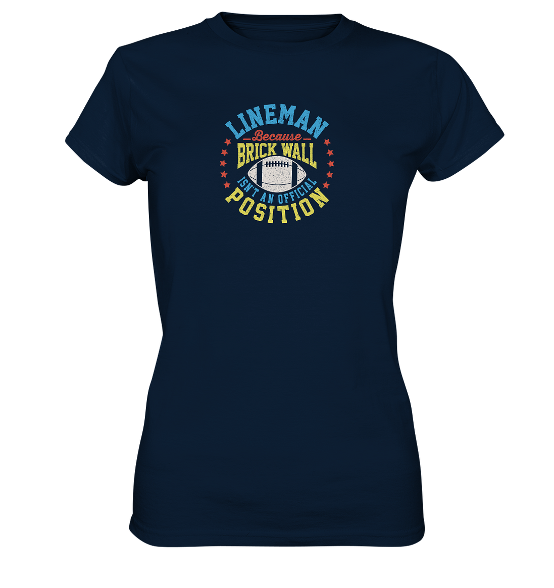 Lineman Brick Wall - Ladies Premium Shirt