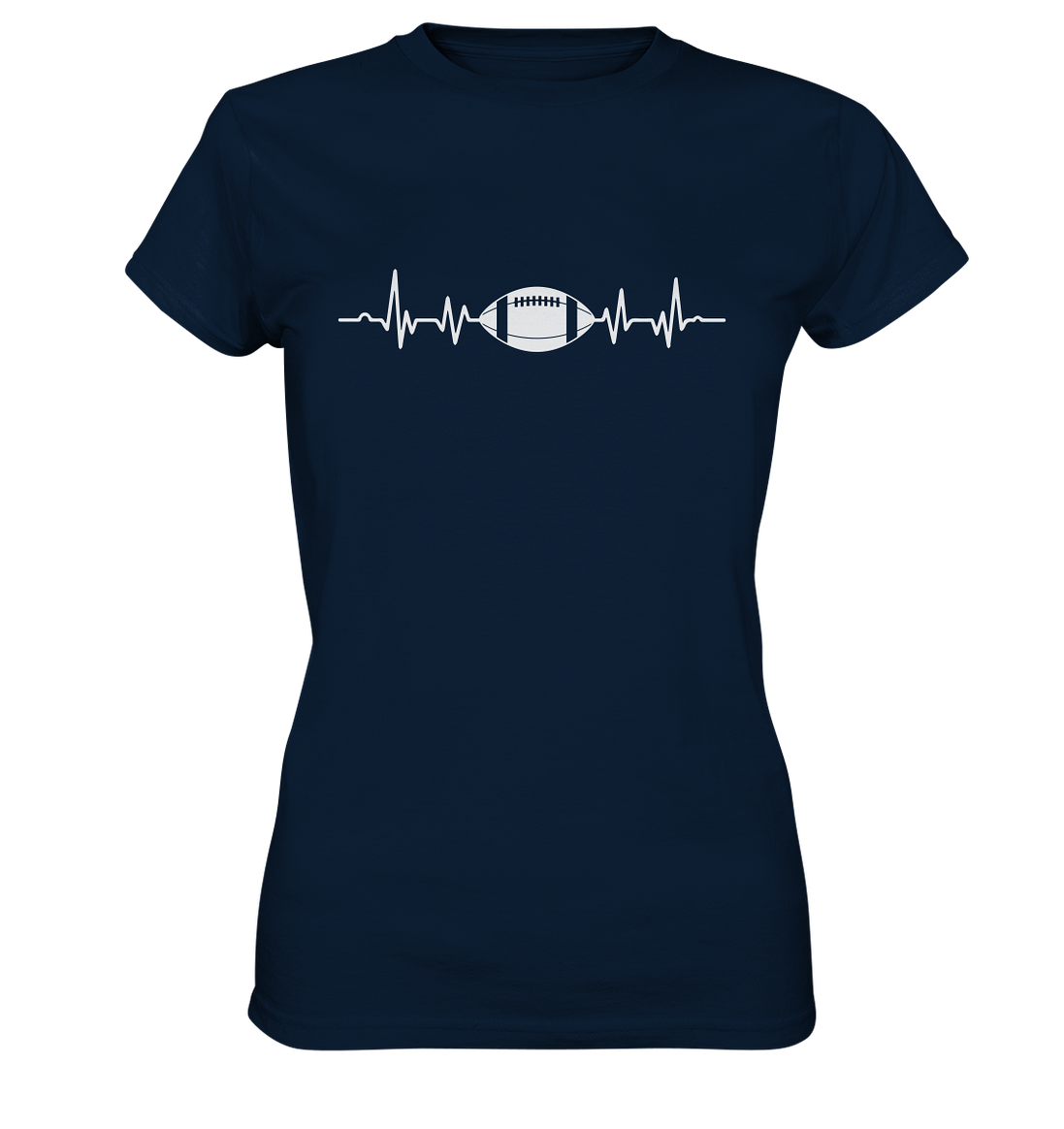 Football Heartbeat - Women's Premium Shirt