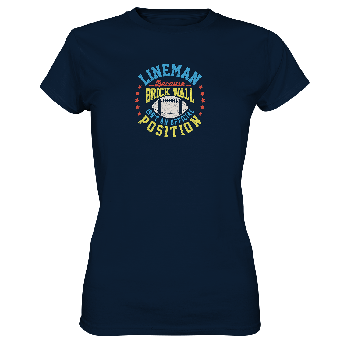 Lineman Brick Wall - Ladies Premium Shirt