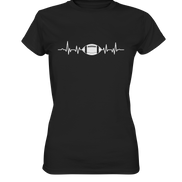 Football Heartbeat - Women's Premium Shirt